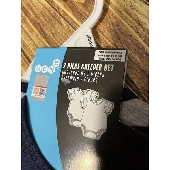 NWT Gen 2 Penn State Nittany Lions 2pc Creeper Set 3-6m Girls - Picture 3 of 7